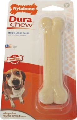 NylaBone Dura Chew Bot Peanutbutter M