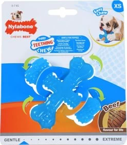 NylaBone Puppy Chew Teething Beef XS