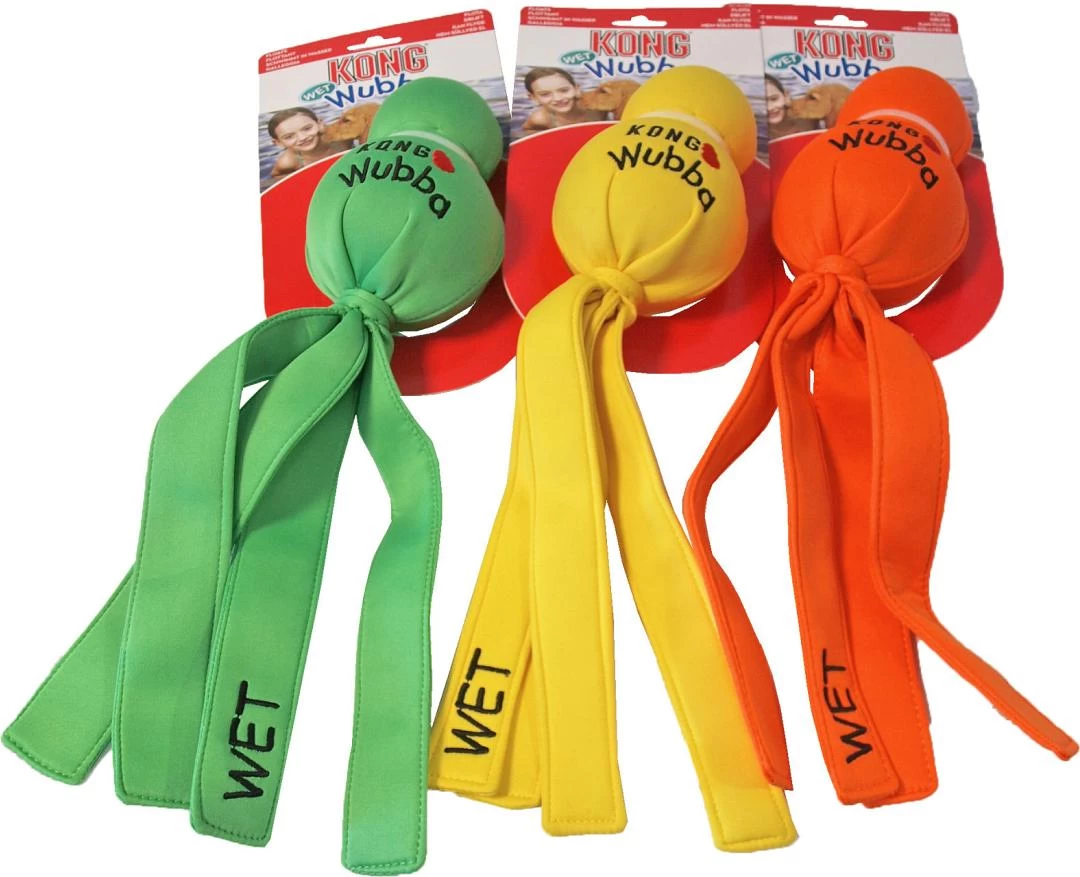 Kong Wet Wubba Assorti 1 Kong Wet Wubba Assorti