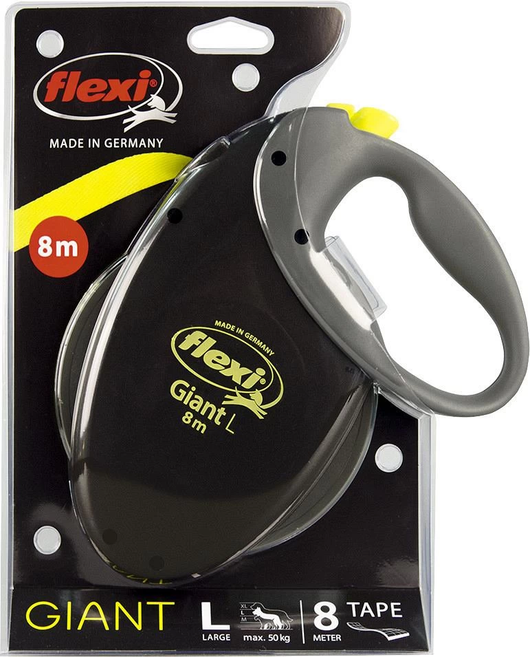Flexi Giant Neon L Met Band Geel 8 Mtr 2 Flexi Giant Neon L Met Band Geel 8 Mtr - Afbeelding 2