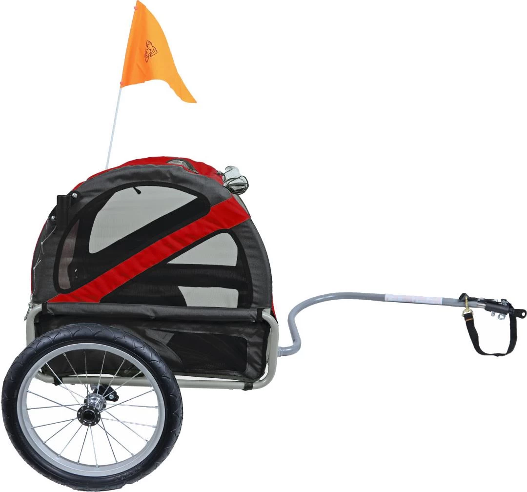 DoggyRide Hondenfietskar Mini 20 Rood/Zwart 2 DoggyRide Hondenfietskar Mini 20 Rood/Zwart - Afbeelding 2