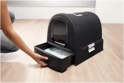 Curver Kattenbak Antraciet -Huisdier Korting Winkel 0400460 sfeer1