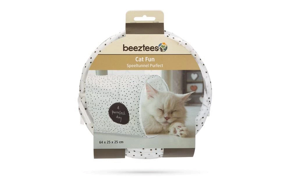 Beeztees Speeltunnel Purfect Wit 2 Beeztees Speeltunnel Purfect Wit - Afbeelding 2
