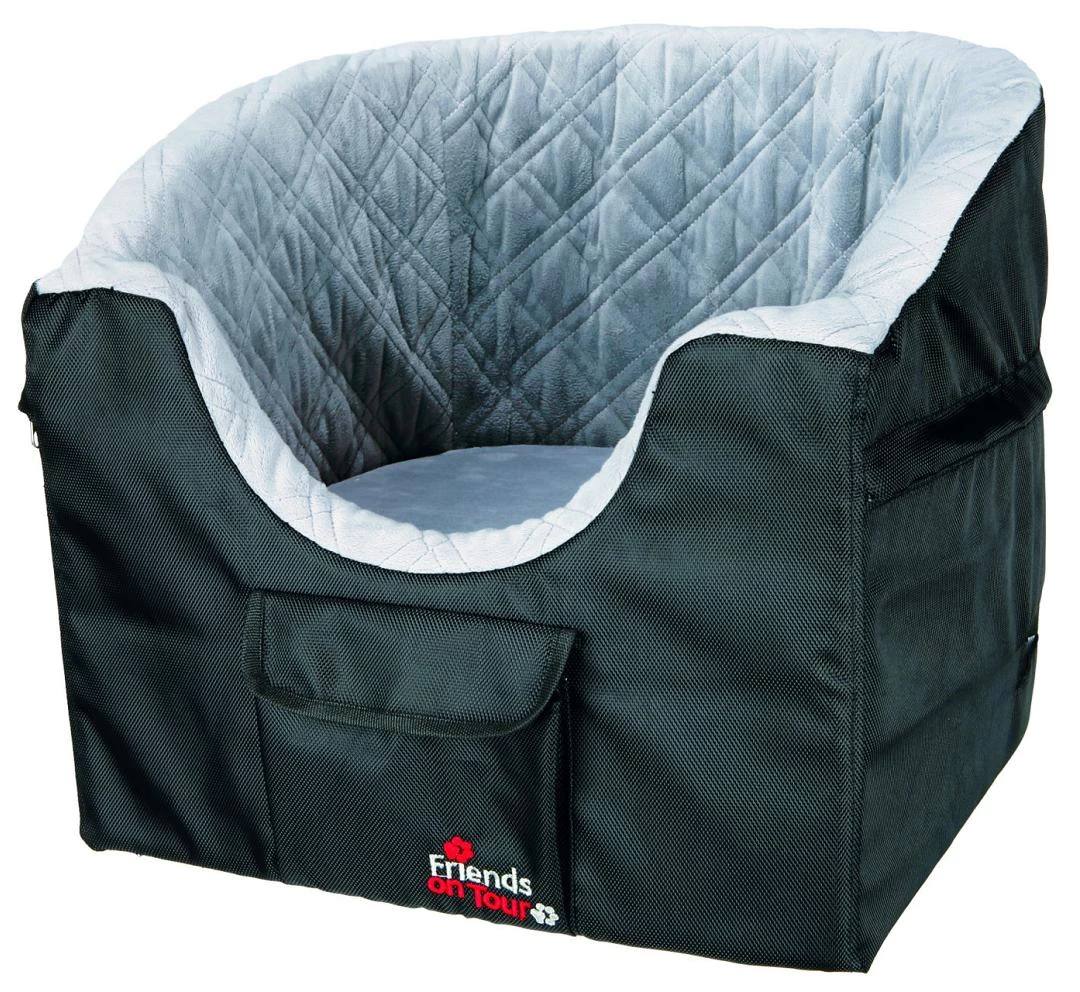 TRIXIE Autozitje Zwart/grijs 1 TRIXIE Autozitje Zwart/grijs