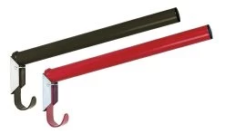 Zadelhouder 44cm Rond Metaal Rood