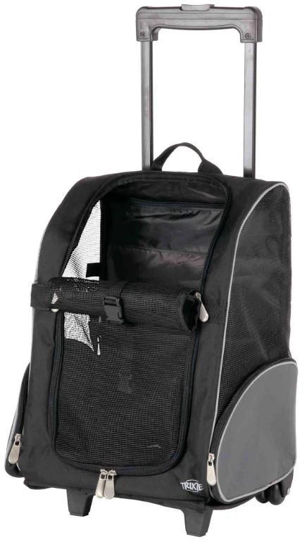 TRIXIE Trolley Hond Zwart/grijs 1 TRIXIE Trolley Hond Zwart/grijs