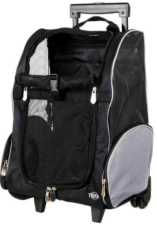 TRIXIE Trolley Hond Zwart/grijs 2 TRIXIE Trolley Hond Zwart/grijs - Afbeelding 2