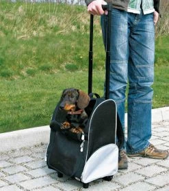 TRIXIE Trolley Hond Zwart/grijs 6 TRIXIE Trolley Hond Zwart/grijs -Huisdier Korting Winkel 4011905028804 2