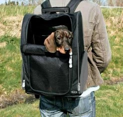 TRIXIE Trolley Hond Zwart/grijs 7 TRIXIE Trolley Hond Zwart/grijs -Huisdier Korting Winkel 4011905028804 3