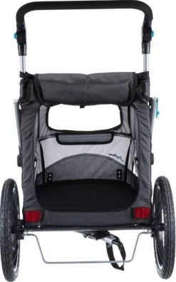 TRIXIE Opvouwbare Hondenfietskar Grijs -Huisdier Korting Winkel 4011905127941 2