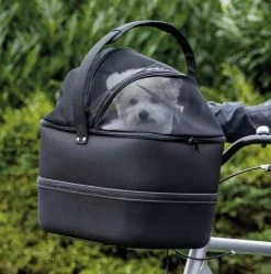 TRIXIE Fietsmand Voor Aan Het Stuur Zwart -Huisdier Korting Winkel 4011905131085 3