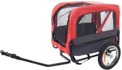 Flamingo Hondenfietskar Doggy Liner Romero Rood/grijs