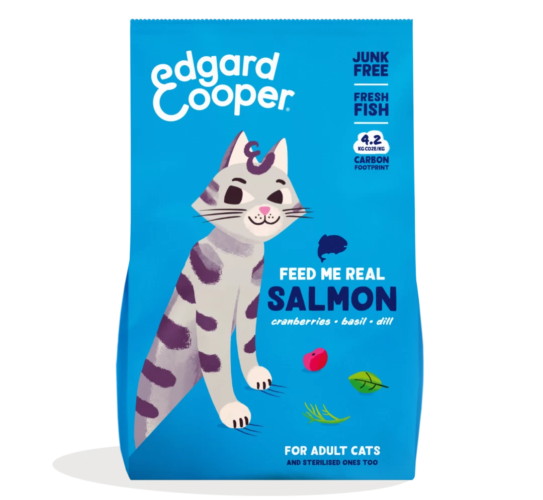 Edgard & Cooper Kattenvoer Adult Zalm 4 Kg 1 Edgard & Cooper Kattenvoer Adult Zalm 4 Kg
