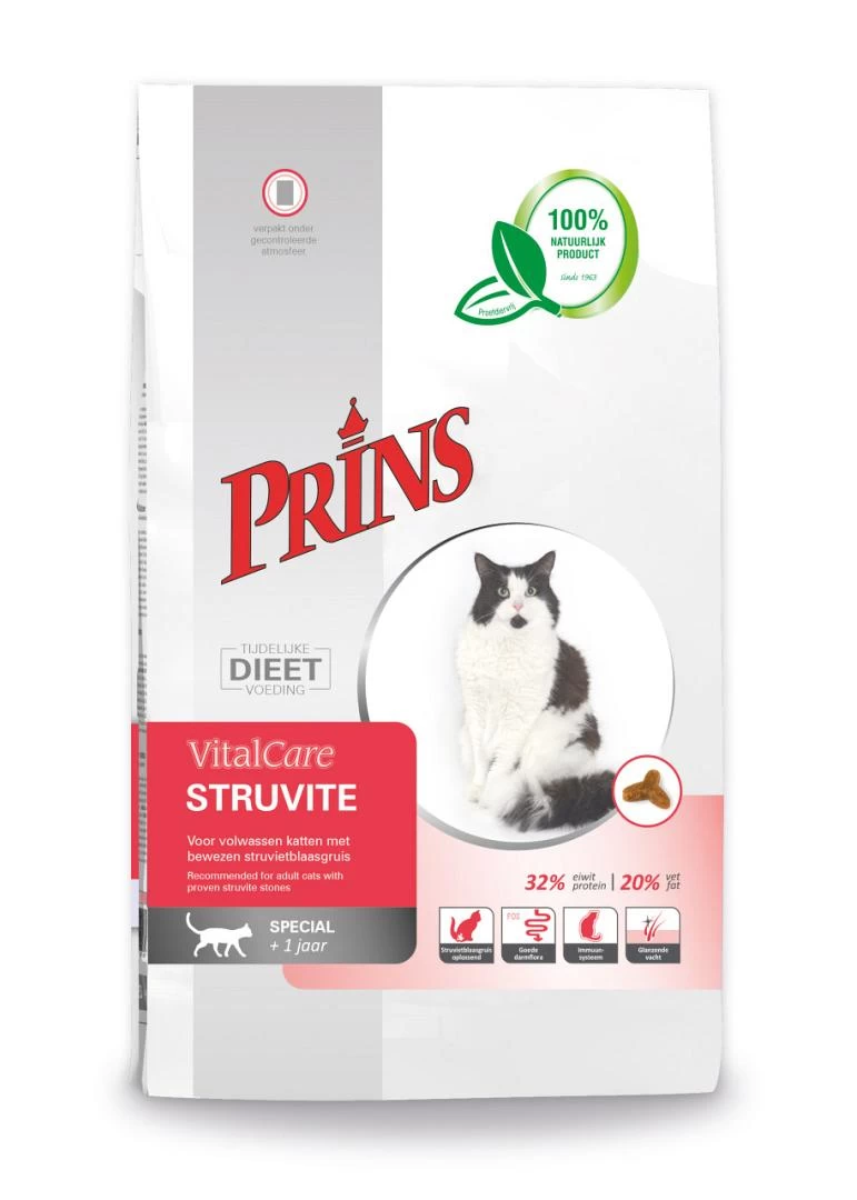 Prins Kattenvoer VitalCare Struvite 5 Kg 1 Prins Kattenvoer VitalCare Struvite 5 Kg