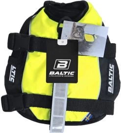 Baltic Kattenzwemvest Maja Geel/Zwart -Huisdier Korting Winkel 7392715047313