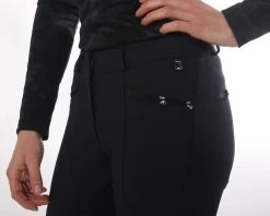 QHP Damesrijbroek Nowi Anti-slip Zitvlak Navy -Huisdier Korting Winkel 8474na 2