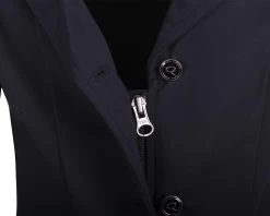 QHP Wedstrijdjas Juliet Junior Zwart -Huisdier Korting Winkel 8524zw 2