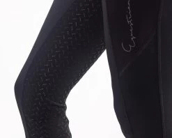 QHP Damesrijbroek Pull-on Jodie Anti-slip Zitvlak Zwart -Huisdier Korting Winkel 8555zw 5