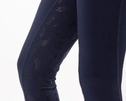 QHP Kinderrijbroek Pull-on Sanna Anti-slip Zitvlak Navy -Huisdier Korting Winkel 8558na 3