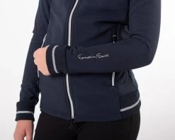 QHP Softshell Jas Lieke Junior Navy 5 QHP Softshell Jas Lieke Junior Navy -Huisdier Korting Winkel 8575na 2