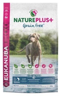 Eukanuba NaturePlus+ Puppy All Breeds Grainfree Salmon 10 Kg