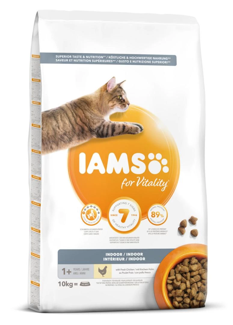 IAMS Kattenvoer Adult Indoor Chicken 10 Kg 1 IAMS Kattenvoer Adult Indoor Chicken 10 Kg