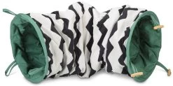 Beeztees Speeltunnel Bengy Zwart/wit/groen