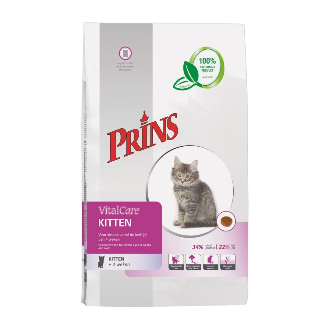 Prins Kattenvoer VitalCare Kitten 5 Kg 1 Prins Kattenvoer VitalCare Kitten 5 Kg