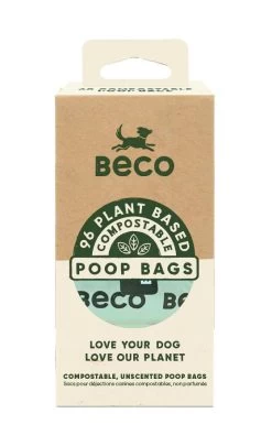 Beco Pets Poepzakjes Composteerbaar 8 X 12 St