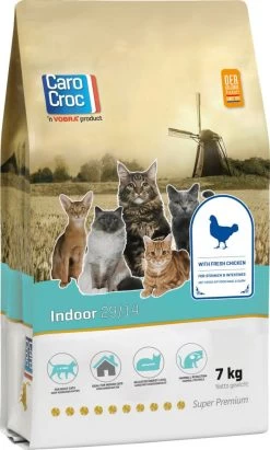 CaroCroc Kattenvoer Indoor 7 Kg