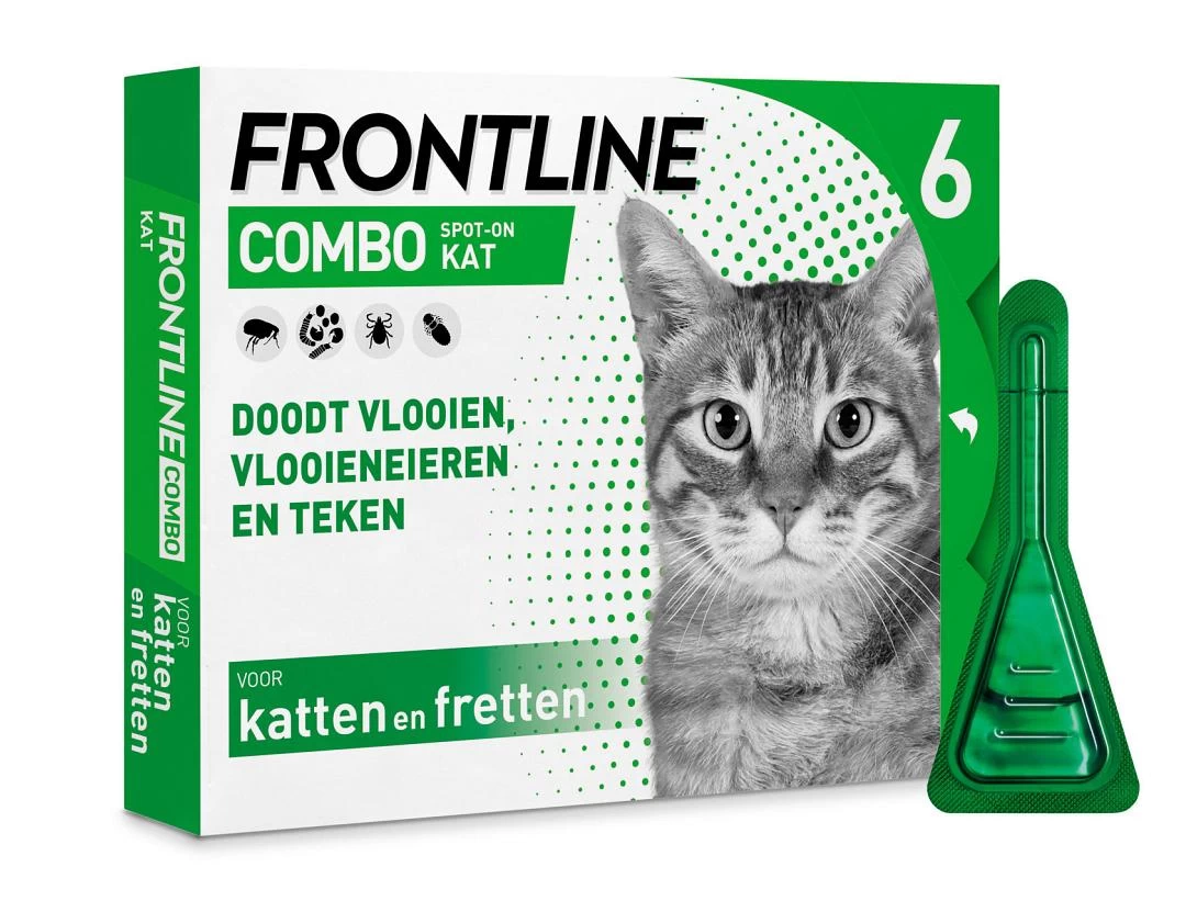 Frontline Combo Kat 6 Pipetten 1 Frontline Combo Kat 6 Pipetten
