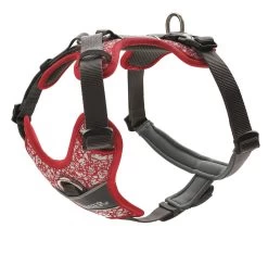 Hunter Hondentuig Divo Reflective Rood/Grijs