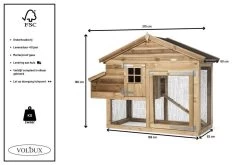 Voldux Kippen- Of Konijnenhok Nova Links -Huisdier Korting Winkel Kippenhok Nova links 8720094050270 5