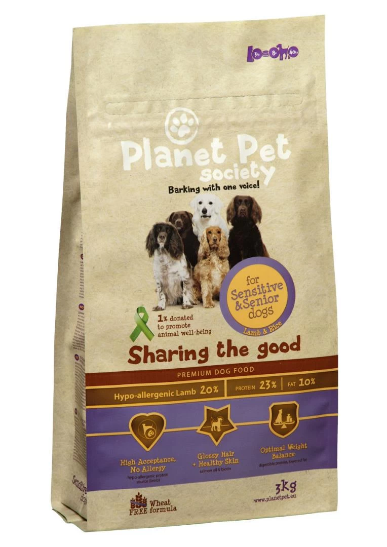 Planet Pet Hondenvoer Sensitive 3 Kg 1 Planet Pet Hondenvoer Sensitive 3 Kg