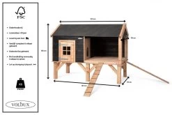 Voldux Kippen- Of Konijnenhok David -Huisdier Korting Winkel Voldux Kippenhok David 8720569162101 7