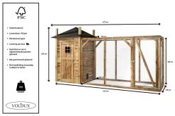 Voldux Kippen- Of Konijnenhok Hooiberg Eline XL -Huisdier Korting Winkel Voldux Kippenhok Hooiberg Eline XL 8720569162200 4