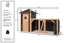 Voldux Kippen- Of Konijnenhok Hooiberg Gijs -Huisdier Korting Winkel Voldux Kippenhok Hooiberg Gijs 8720569162262 5