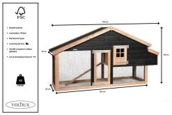 Voldux Kippen- Of Konijnenhok Remco Rechts 7 Voldux Kippen- Of Konijnenhok Remco Rechts -Huisdier Korting Winkel Voldux Kippenhok Remco Rechts 8720569162125 8