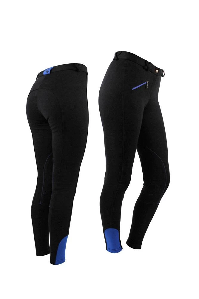 QHP Adult Damesrijbroek Zwart 2 QHP Adult Damesrijbroek Zwart - Afbeelding 2