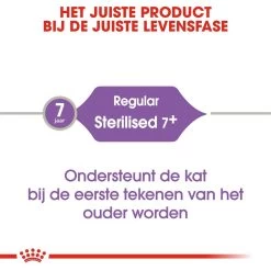 Royal Canin Kattenvoer Sterilised 7+ 10 Kg -Huisdier Korting Winkel royal canin sterilised 7plus volwassen kat castratie sterilisatie hero image 9
