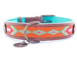 Dog With A Mission Halsband Tiger Lily -Huisdier Korting Winkel tigerlily 4cm halsband